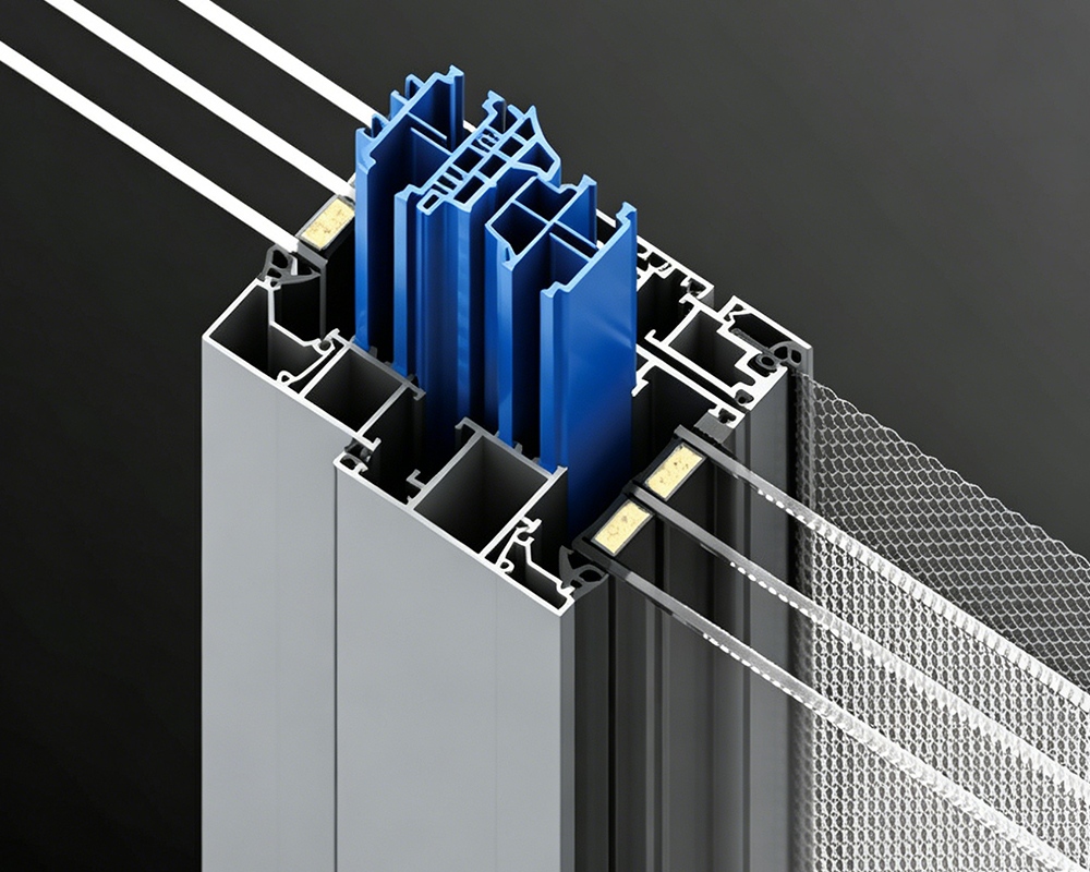 90ps Double Internal Opening Micro Ventilation System Window