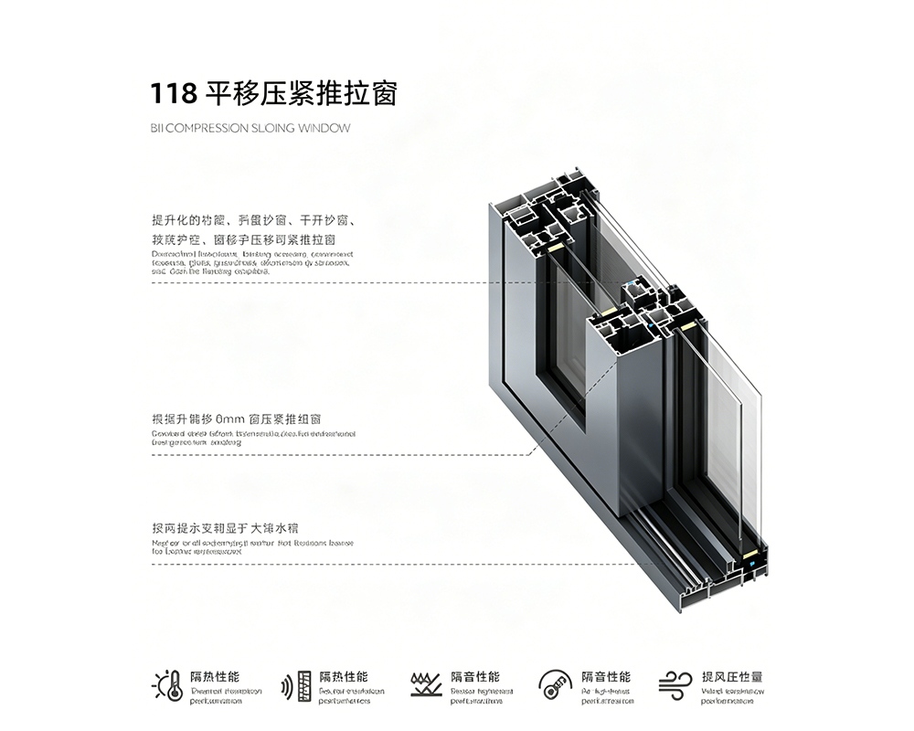 118 Compression Sliding Window