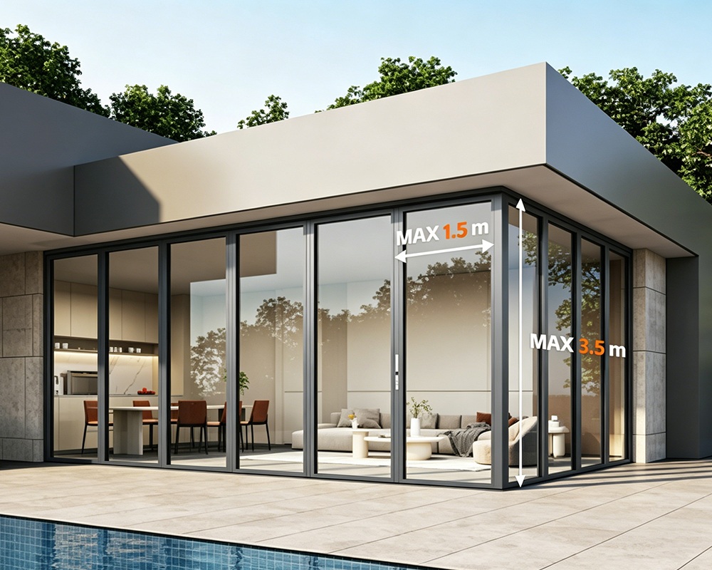 82 Thermal Break Heavy Duty Folding Door